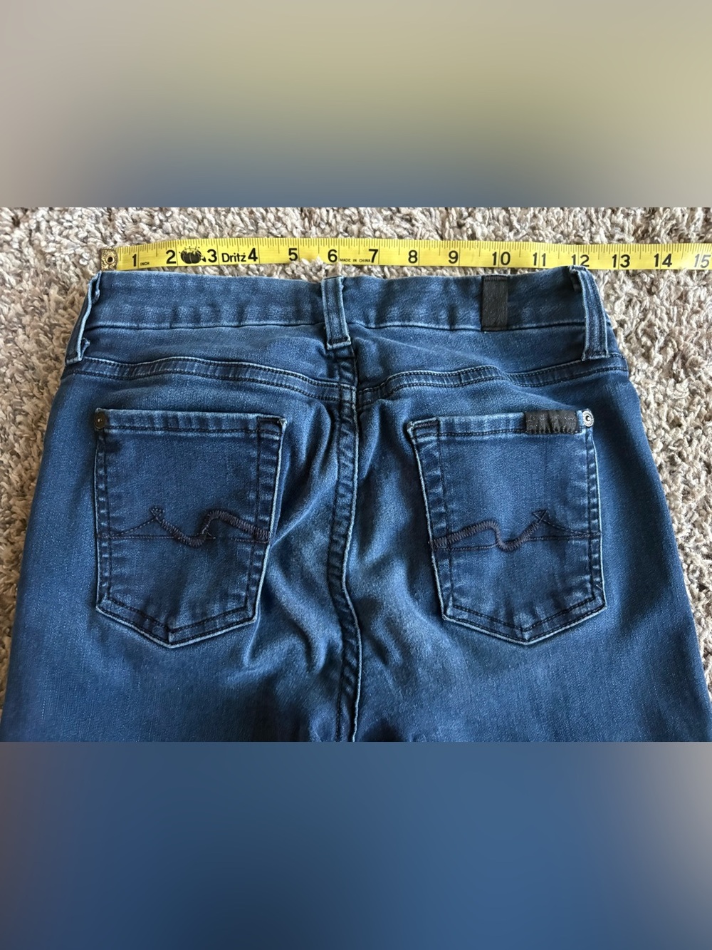 7 For All Mankind Kimmie Bootcut Jeans Women's Size 26 Medium Wash Stretch